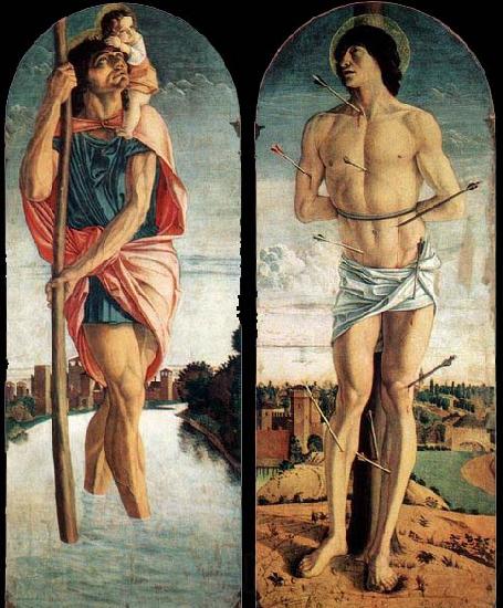 Giovanni Bellini Polyptych of S. Vincenzo Ferreri France oil painting art